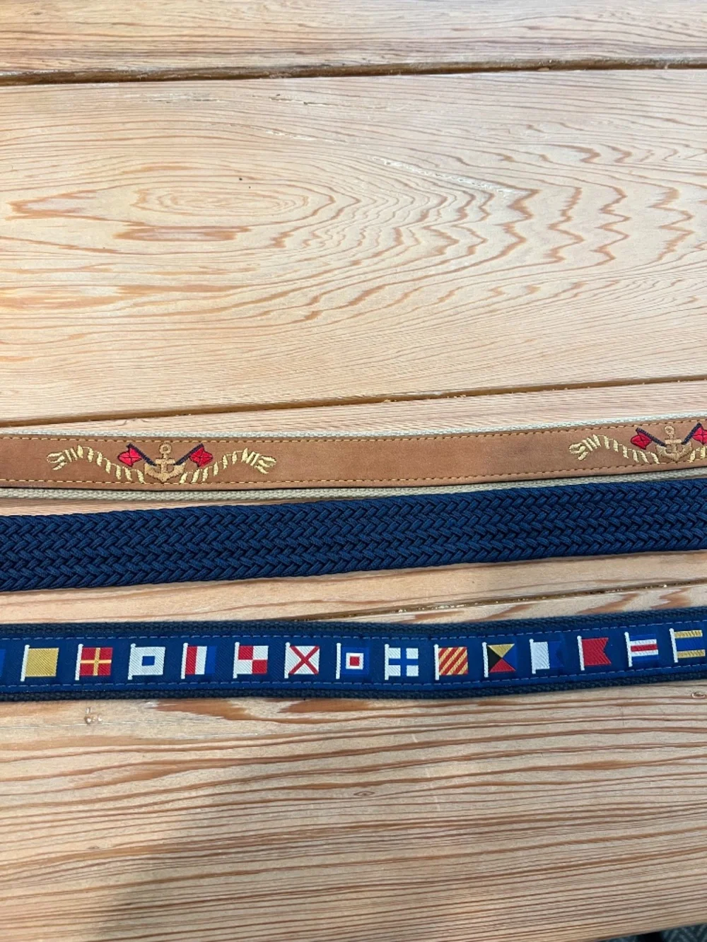 Lot Vineyard Vines and Zeppelin Belts 46